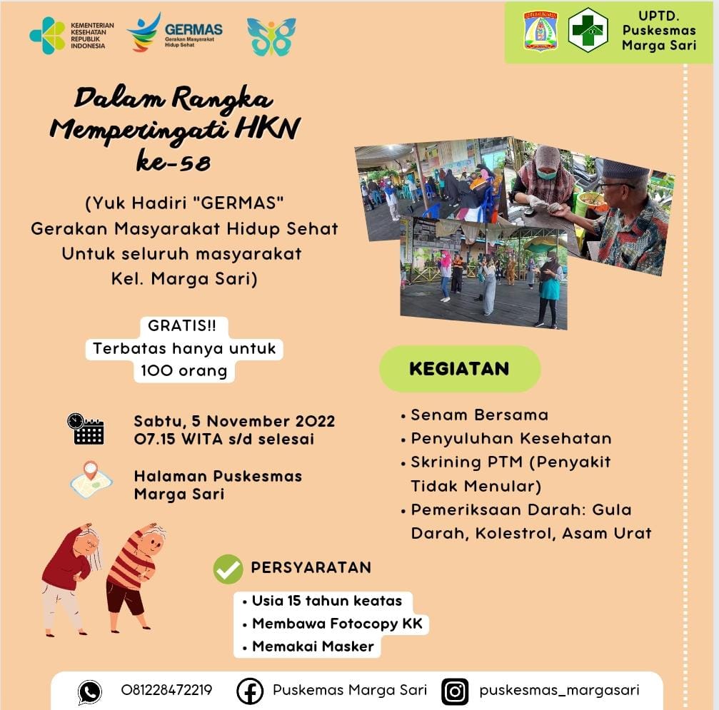 KEGIATAN MEMPERINGATI HKN KE - 58 